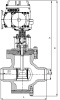 Клапан регулирующий поворотный 6с-13-5Э DN 250 мм PN 100 кгс/см2