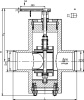 Клапан регулирующий поворотный 18с-2-6 DN 250 мм PN 100 кгс/см2