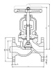 Клапан запорный 15с65нж DN 125 мм PN 16 кгс/см2