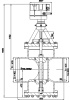 Клапан регулирующий двухседельный 14с-76-25Э DN 400 мм PN 25 кгс/см2