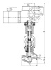 Клапан запорный 1055-32-ЭК DN 32 мм PN 250 кгс/см2