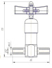Клапан запорный ВИГ250-Н6С6С DN 5 мм PN 250 кгс/см2