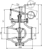 Клапан регулирующий двухседельный 14с-73-26 DN 400 мм PN 63 кгс/см2