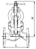 Клапан запорный 15с22нж-ХЛ DN 40 мм PN 40 кгс/см2