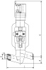 Клапан запорный 1052-65-ЭН DN 65 мм PN 235 кгс/см2