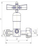 Клапан запорный ВИГ250Д-С1Б1Г DN 5 мм PN 250 кгс/см2